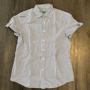 United Colors of Benetton short sleeve button down shirt